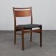 Rare mid-century modern teak dining chairs, set of 4, 1960s