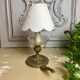 Ancient cave lamp in gilded bronze