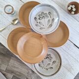Vintage Sarreguemines stoneware plates