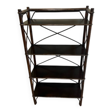 Vintage rattan shelf