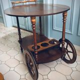 Desserte apéro-table vintage et repliable