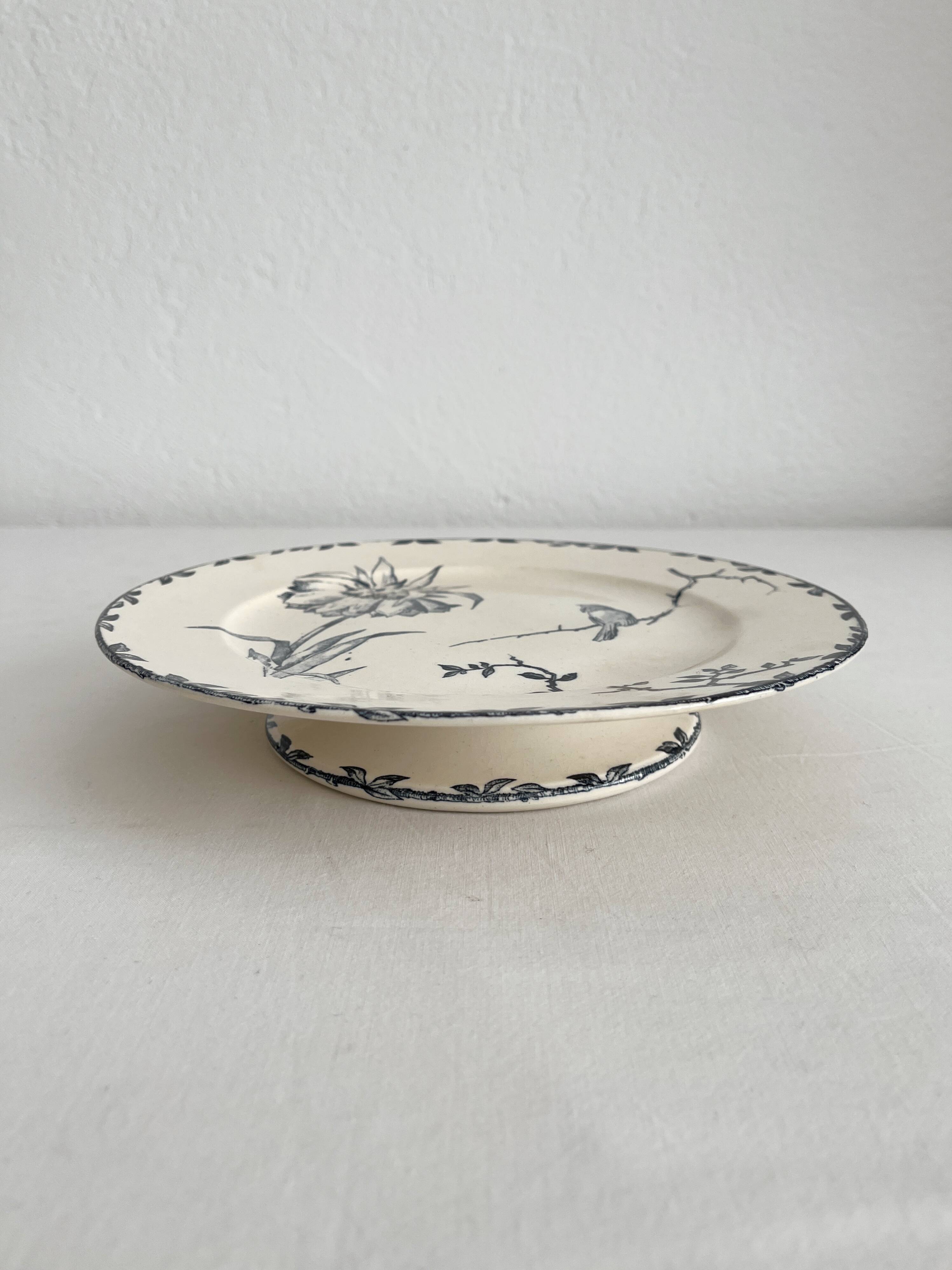 Low ironstone fruit bowl "Oxford" Choisy le Roi