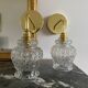 Pair of vintage globe wall sconces