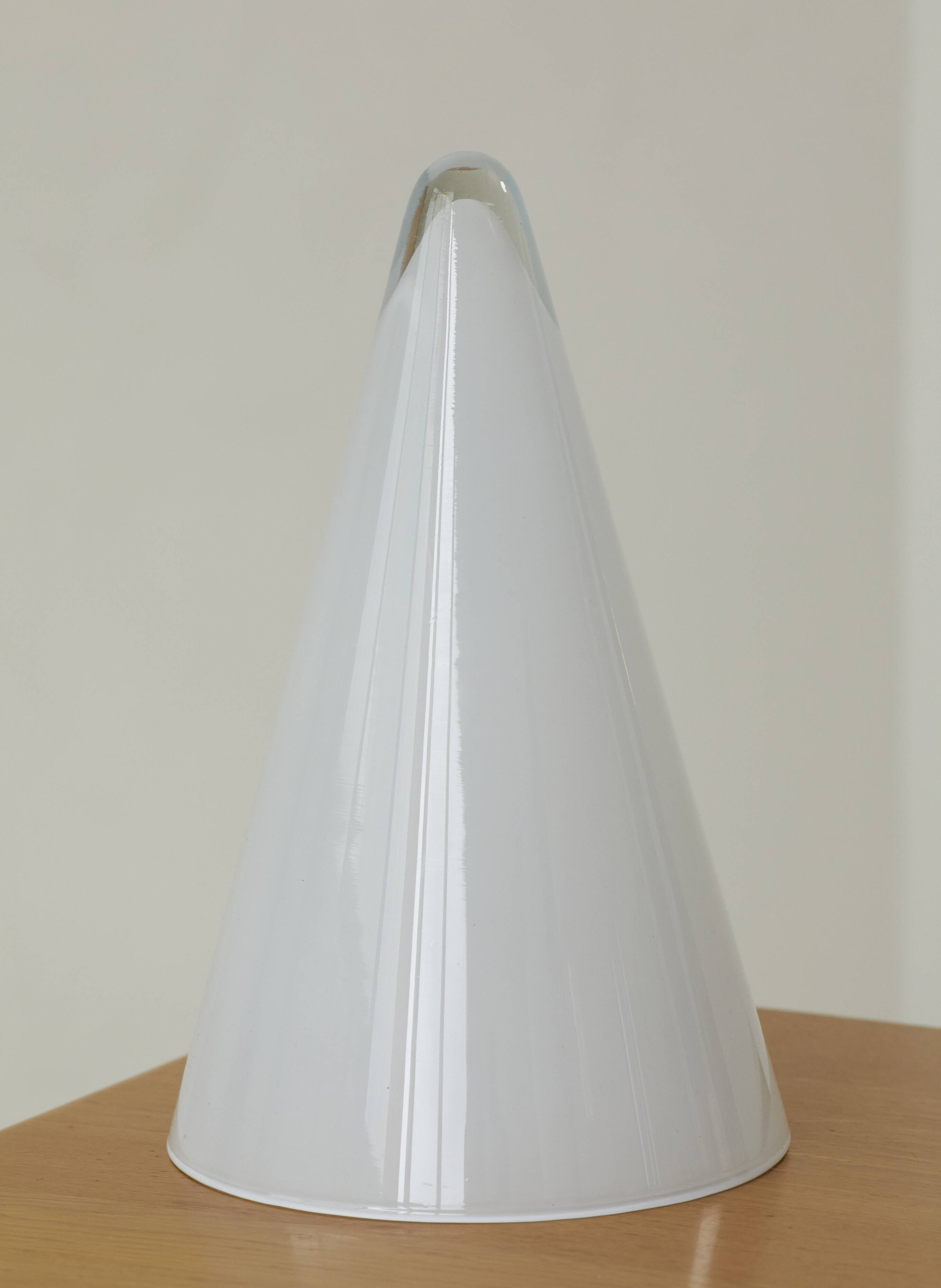 Glass cone lamp Teepee by SCE vintage 80s/90s