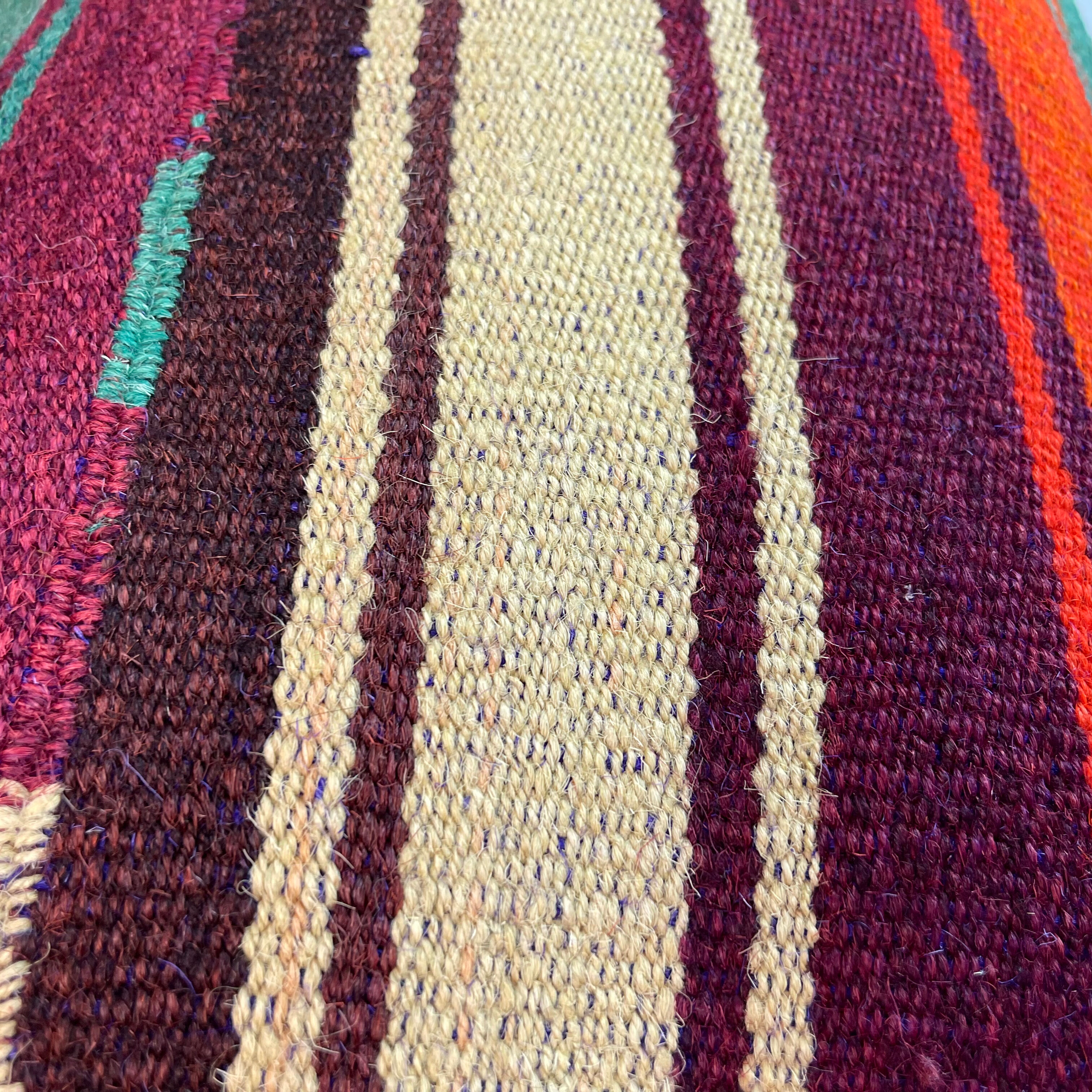 Vintage turkish kilim cushion cover, 30 x 50 cm