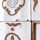 Miroir italien en verre églomisé, à parecloses, début XXe siècle
