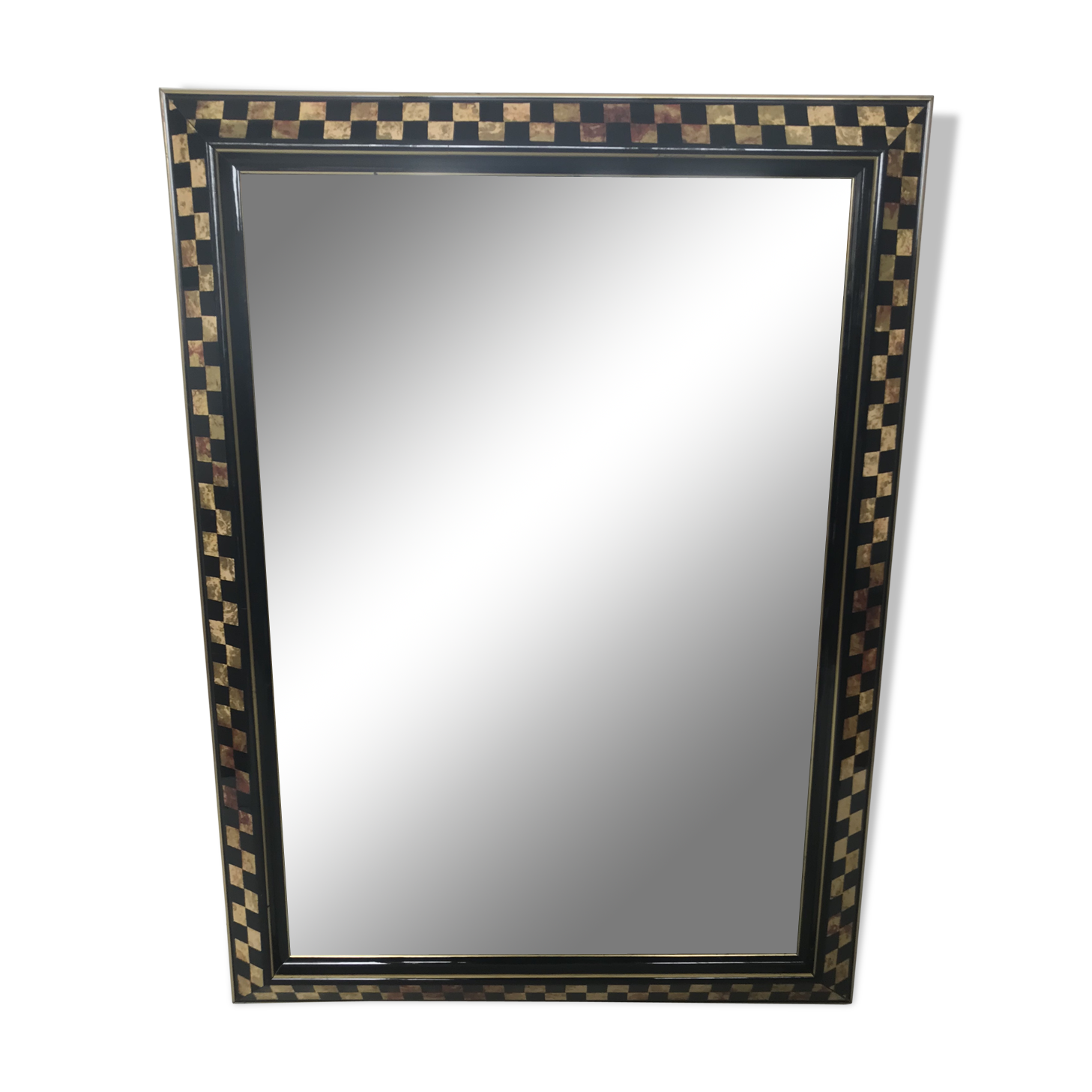 Mirror checkerboard 70 x 52 cm