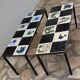 Lot de 2 tables basses Jean-Claude Goualch
