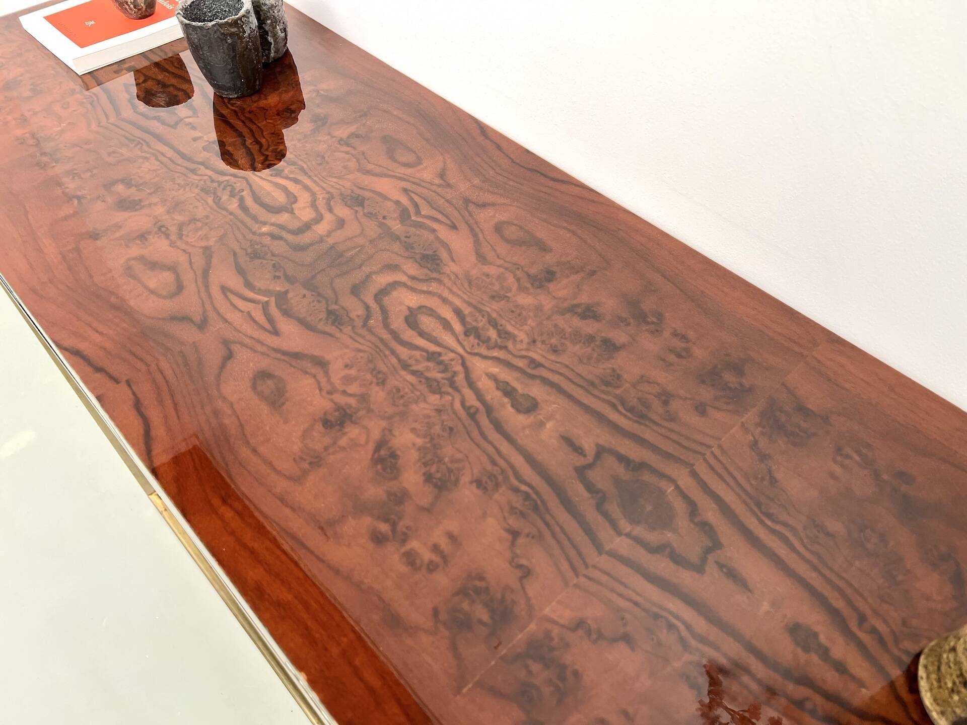 Jean-Claude Mahey lacquered console table