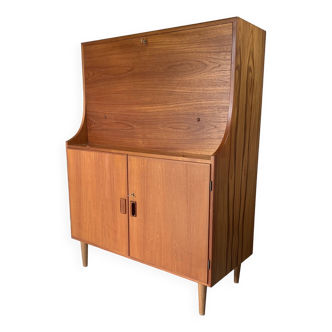 Vintage Scandinavian teak secretary desk by Børge Mogensen for Søborg Møbelfabrik, 1960s