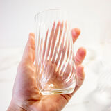 6 high ridged glasses