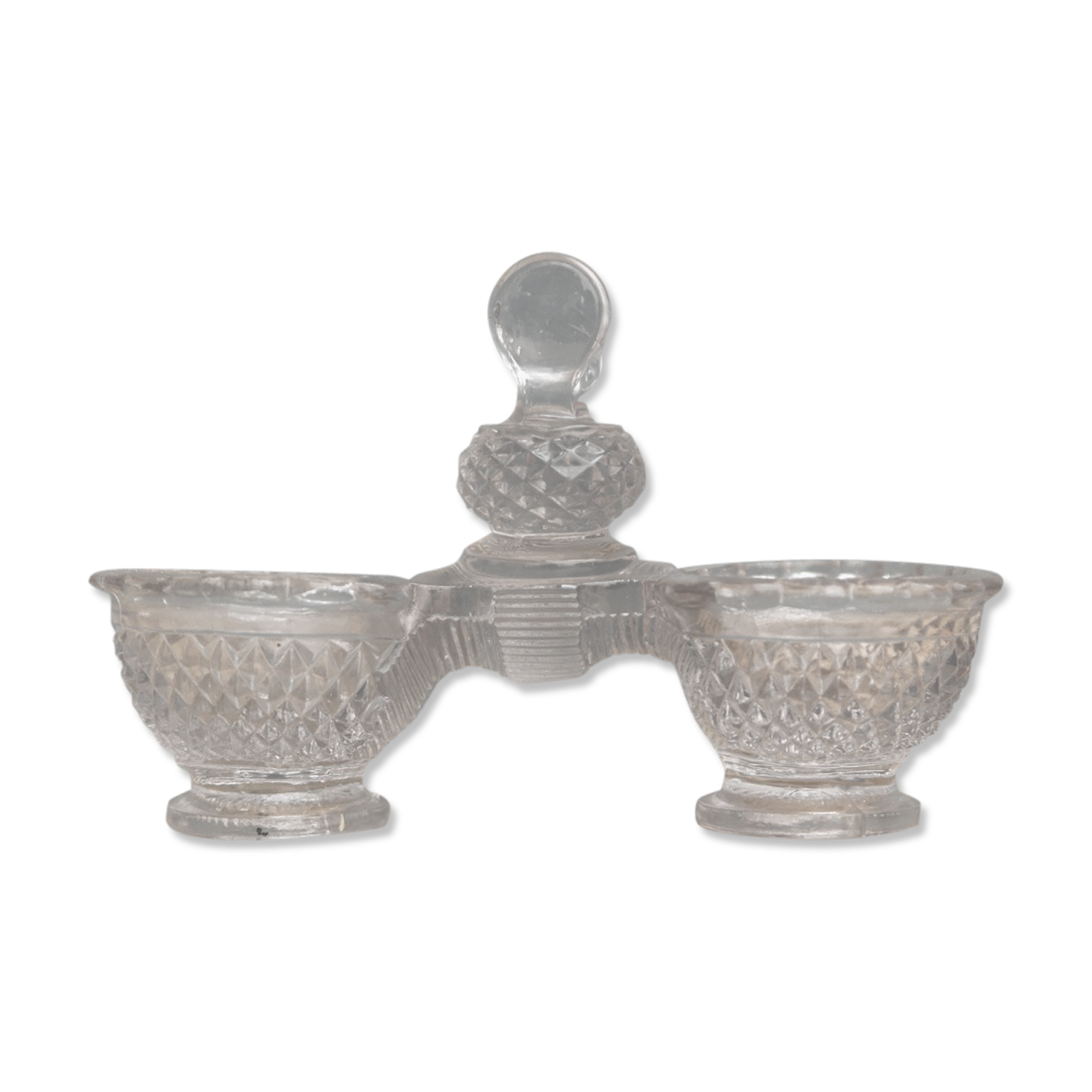 Moulded glass saleron