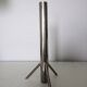 Modernist tripod candle holder in metal, 70s design