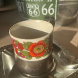 Tasses fleurs vintages super inox 18C