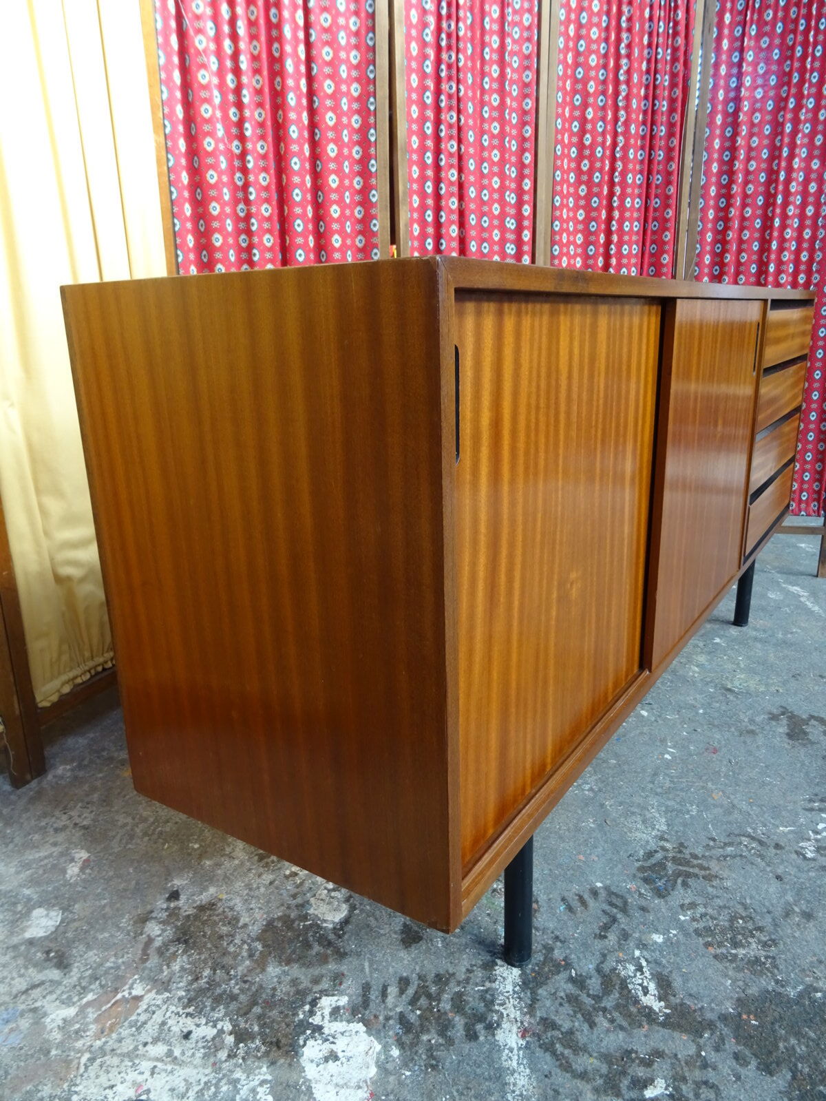 Scandinavian sideboard sliding doors