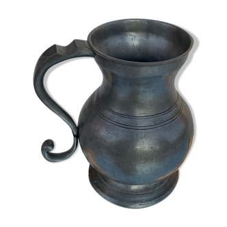 Tin pitcher