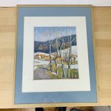 Pastel painting Roger Elger Franche Comté