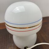 Glass mushroom lamp