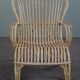 Fauteuil Belse 8 en rotin, design hollandais, 1950