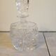 Oval Whisky Carafe in Cut Crystal