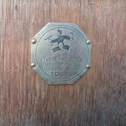 Furnished cooler of profession trade brewery in late XIX century oak bar