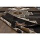 1970s Turkish Hand-Knotted Wool Cotton Brown Runner Rug 149x320