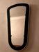 Miroir rétroviseur forme libre années 60 vintage 34x62cm