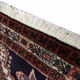 Vintage handmade persian runner rug long traditional tribal wool carpet 66x280cm