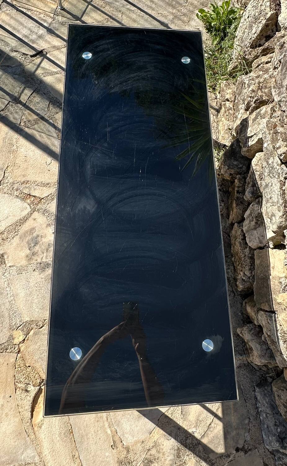 Black designer coffee table