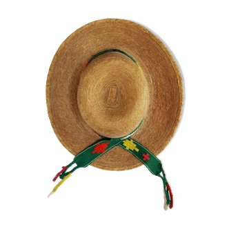 Chapeau de paille vintage