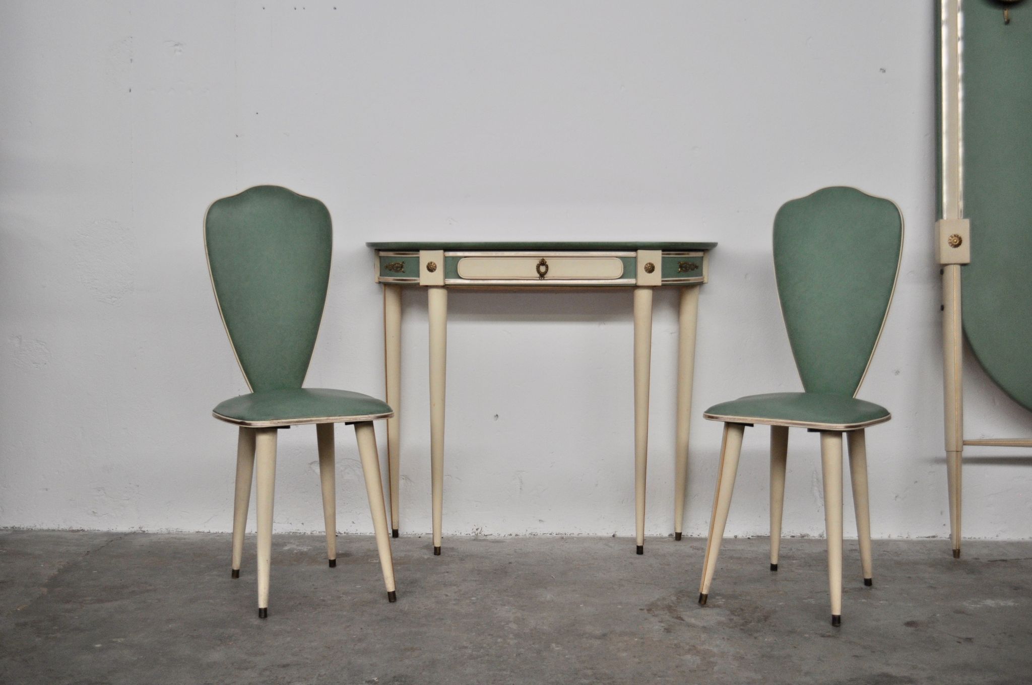 Table and chairs by Umberto Mascagni for Umberto Mascagni, 1960s