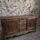 Grand oak buffet from the 18th century, Auvergne