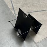 Postmodern Italian metal magazine rack, 1980s