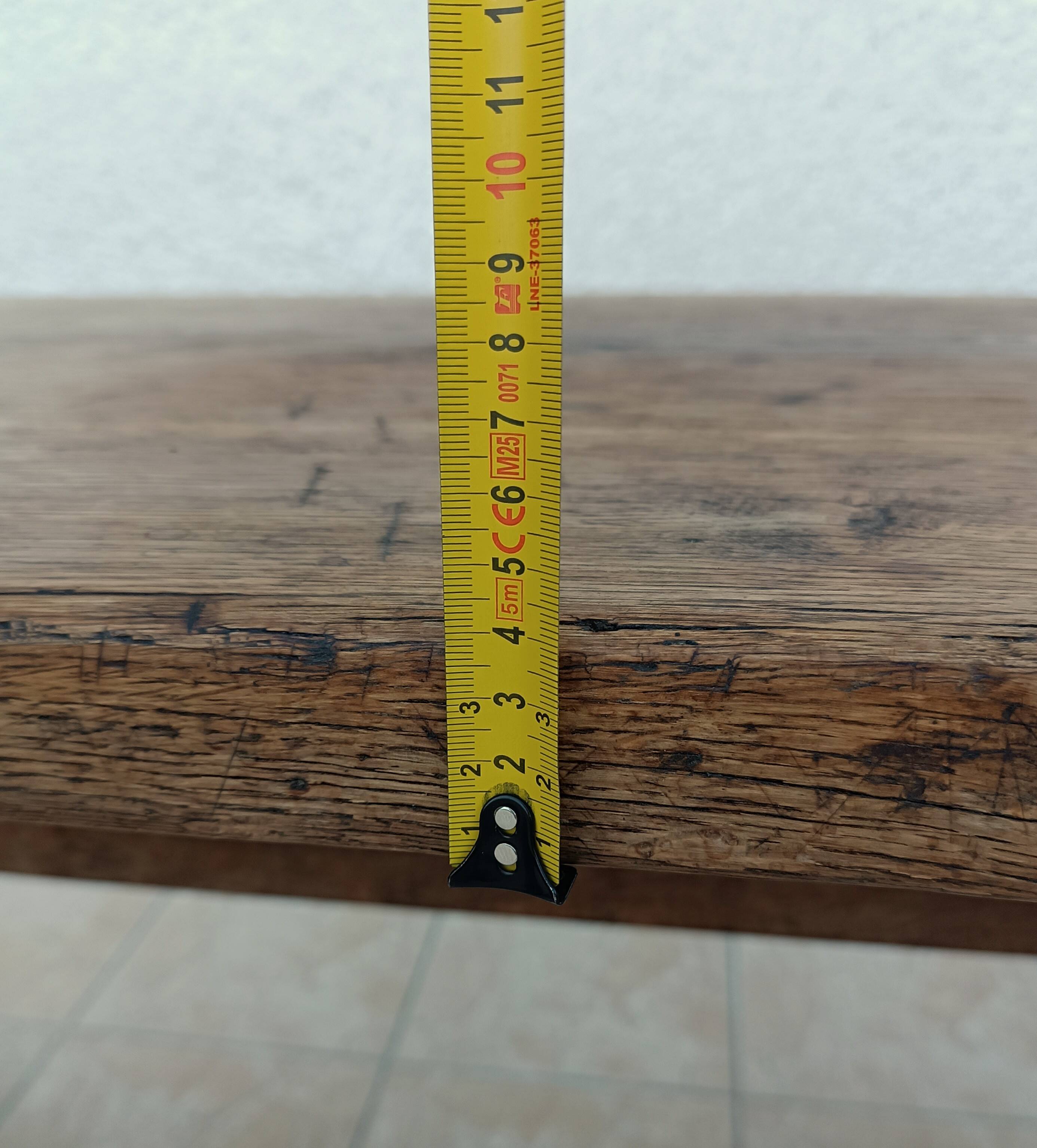 18th Century Solid Oak Monastery Table