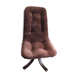 Chaise pivotante bois