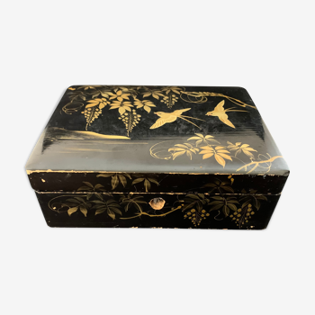 Japanese lacquer box late nineteenth early twentieth century