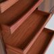 Sofus Jorgensen cross-leg highboard in rosewood Nyrup Denmark 1960