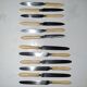 2x6 old knives handle normal bones and cheese/desserts