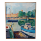 Painting view of La Rochelle by Henri Jonas