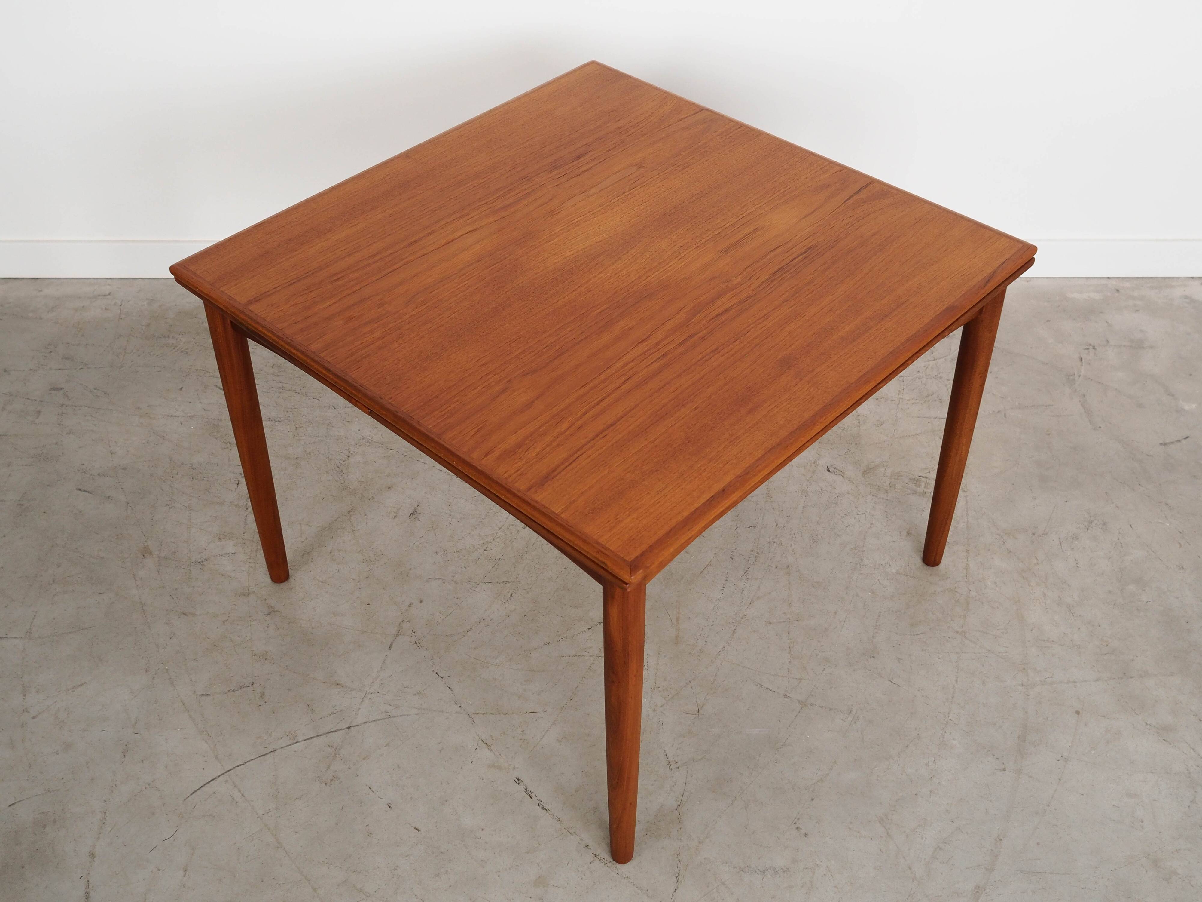 Teak table, Danish design, 1970s, production: Denmark