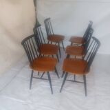 set of 6 Ilmari Tapiovaara Fanette chairs