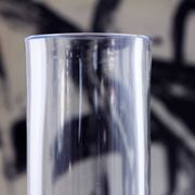 Vase vintage en verre bleu