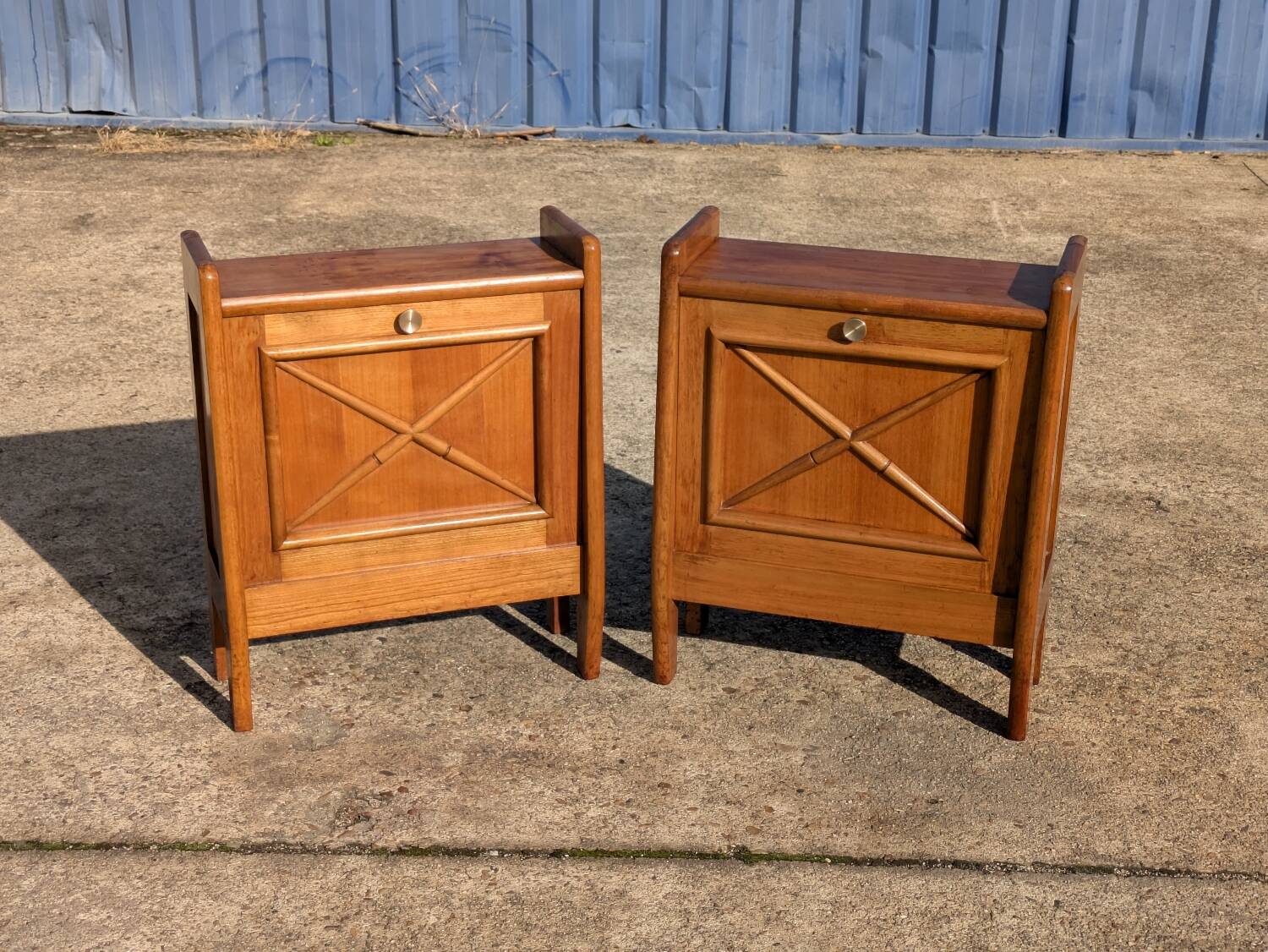 Paire de chevets vintage 1950-1960