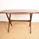 Table Scandinave Vintage, haute et basse, en Teck par Frederik Kayser 1960.