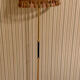 Tripod floor lamp brass