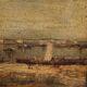 Italian seascape painting oil on canvas