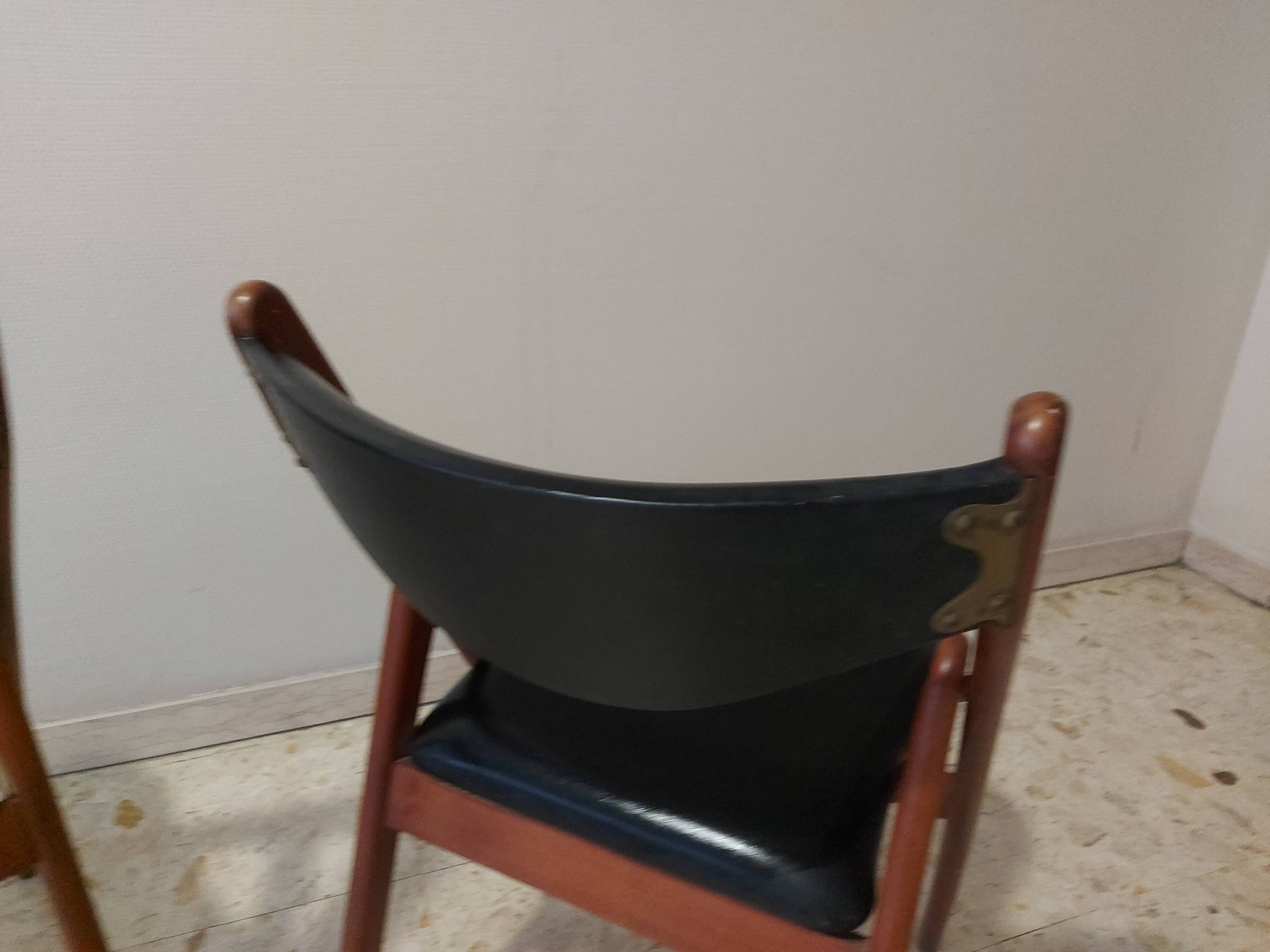 2 vintage folding chairs 50 , 60'S Norquist