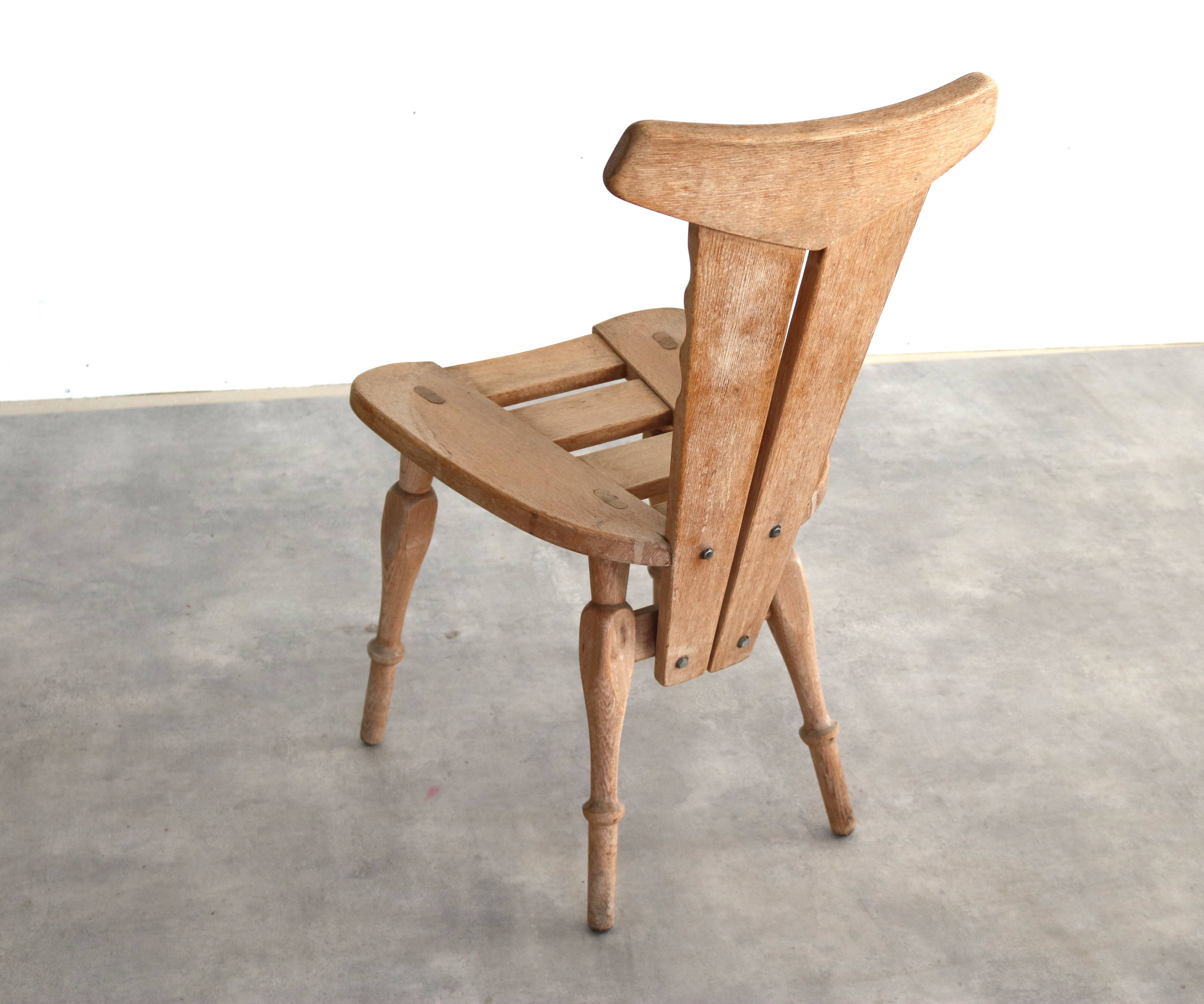 Brutalist dining chairs | chairs | 1960s | set of 4