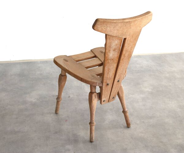 Chaises de salle à manger brutalistes   Chaises   Années 1960   Lot de 4