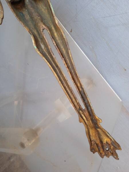 Bronze wall lamp Heron ep art deco 1930/40